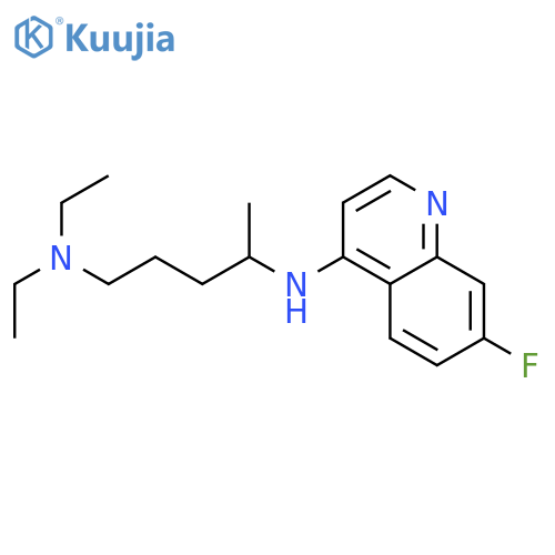 1,4-Pentanediamine,N1,N1-diethyl-N4-(7-fluoro-4-quinolinyl)- structure