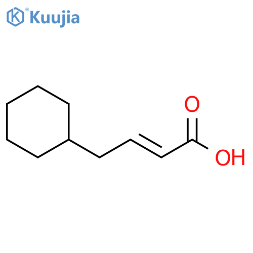 4-cyclohexylbut-2-enoic acid structure