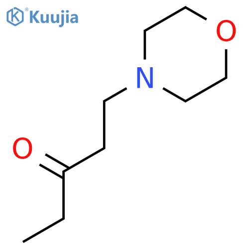 3-Pentanone, 1-(4-morpholinyl)- structure