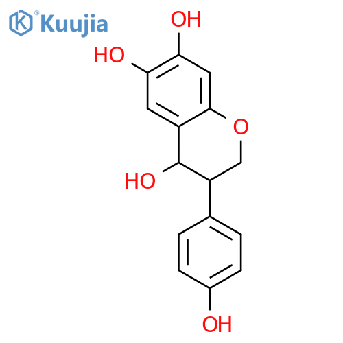 3-(4-hydroxyphenyl)-3,4-dihydro-2H-chromene-4,6,7-triol structure