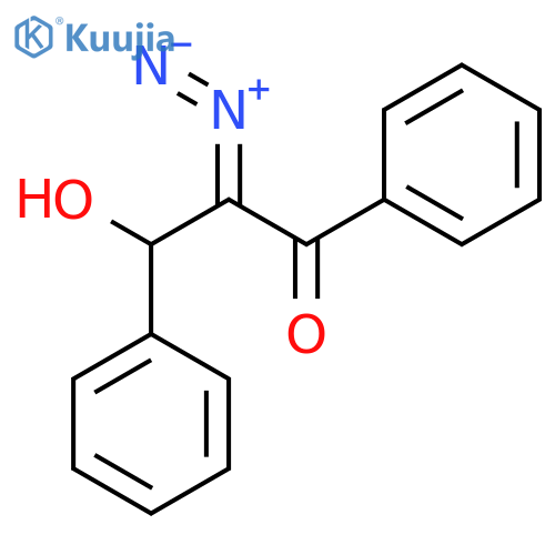 1-PROPANONE, 2-DIAZO-3-HYDROXY-1,3-DIPHENYL- structure