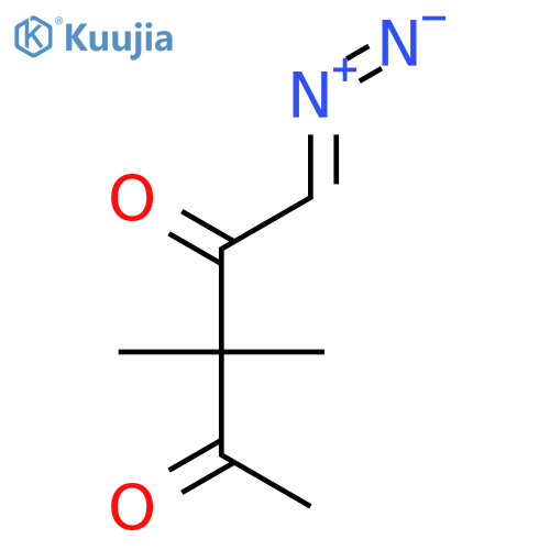 1-Diazonio-3,3-dimethyl-4-oxopent-1-en-2-olate structure