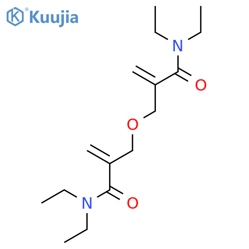 2-Propenamide, 2,2'-[oxybis(methylene)]bis[N,N-diethyl- structure