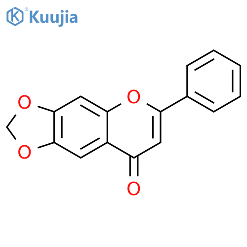 6,7-Methylenedioxy-2-phenylbenzopyran-4-one structure