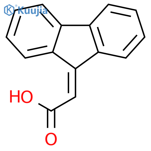 9H-Fluoren-9-ylideneacetic Acid structure