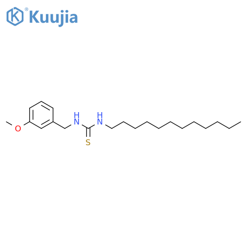Thiourea, N-dodecyl-N'-[(3-methoxyphenyl)methyl]- structure