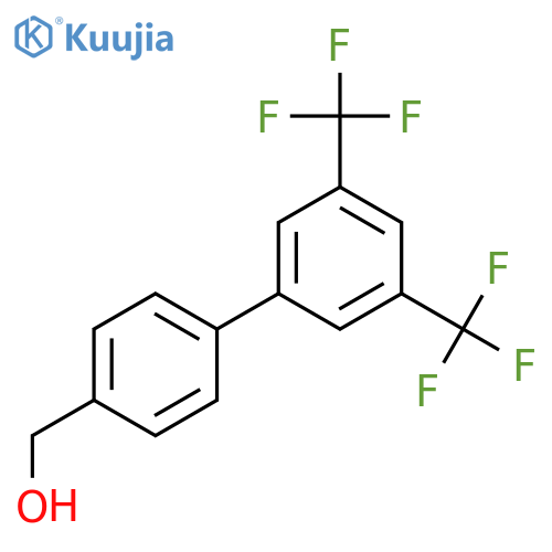 [1,1'-Biphenyl]-4-methanol,3',5'-bis(trifluoromethyl)- structure