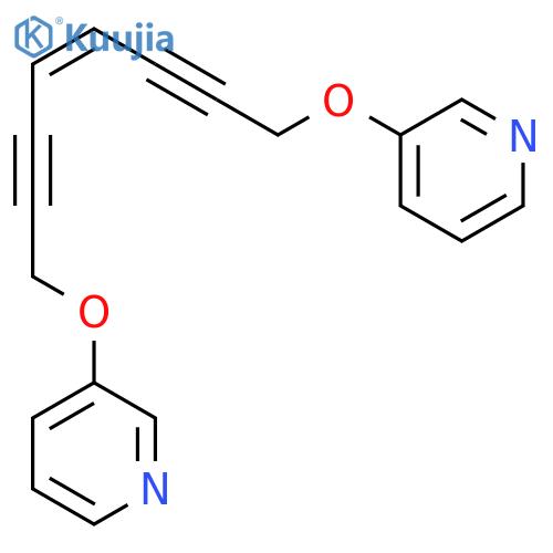 PYRIDINE, 3,3'-[(4Z)-4-OCTENE-2,6-DIYNE-1,8-DIYLBIS(OXY)]BIS- structure