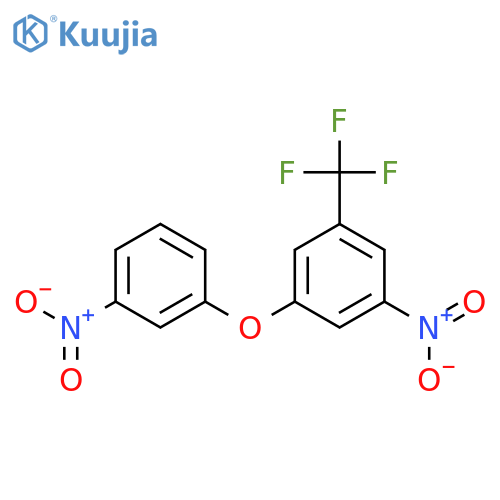 Benzene, 1-nitro-3-(3-nitrophenoxy)-5-(trifluoromethyl)- structure