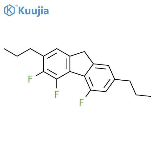 9H-FLUORENE, 3,4,5-TRIFLUORO-2,7-DIPROPYL- structure