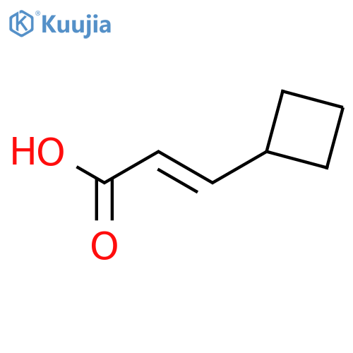 3-cyclobutylprop-2-enoic acid structure