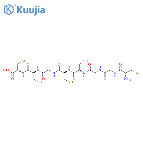 L-CYSTEINE, L-CYSTEINYLGLYCYLGLYCYL-L-CYSTEINYL-L-CYSTEINYLGLYCYL-L-CYSTEINYL- structure