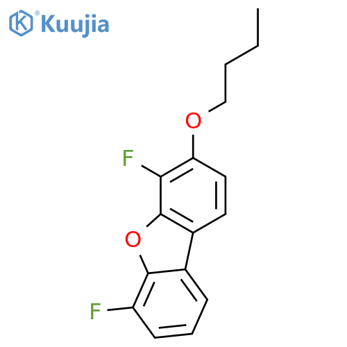 Dibenzofuran, 3-butoxy-4,6-difluoro- structure