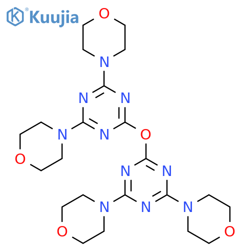 1,3,5-Triazine, 2,2'-oxybis[4,6-di-4-morpholinyl- structure
