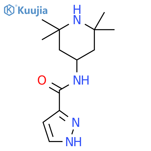 1H-Pyrazole-3-carboxamide,N-(2,2,6,6-tetramethyl-4-piperidinyl)- structure