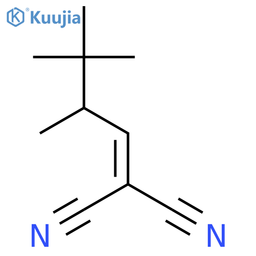 Propanedinitrile, (2,3,3-trimethylbutylidene)- structure