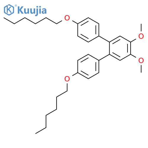 1,1':2',1''-TERPHENYL, 4,4''-BIS(HEXYLOXY)-4',5'-DIMETHOXY- structure