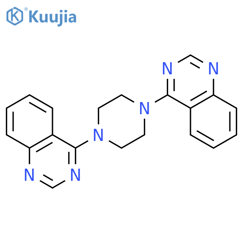Quinazoline, 4,4'-(1,4-piperazinediyl)bis- structure