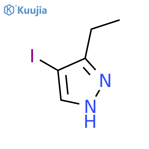 3-Ethyl-4-iodo-1H-pyrazole structure