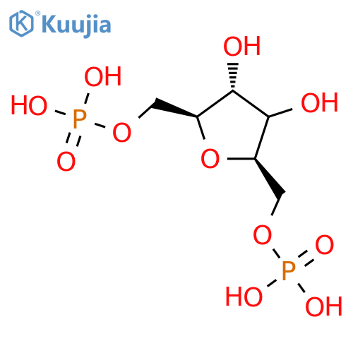 2,5-Anhydro-D-glucitol-1,6-diphosphate structure