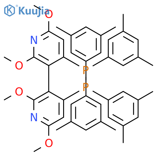 (R)-(+)-2,2',6,6'-Tetramethoxy-4,4'-bis(di(3,5-xylyl)phosphino)-3,3'-bipyridine structure