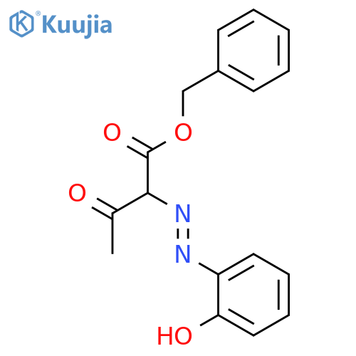 Butanoic acid, 2-[(2-hydroxyphenyl)azo]-3-oxo-, phenylmethyl ester structure