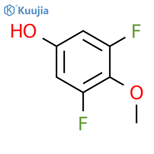 3,5-Difluoro-4-methoxyphenol structure