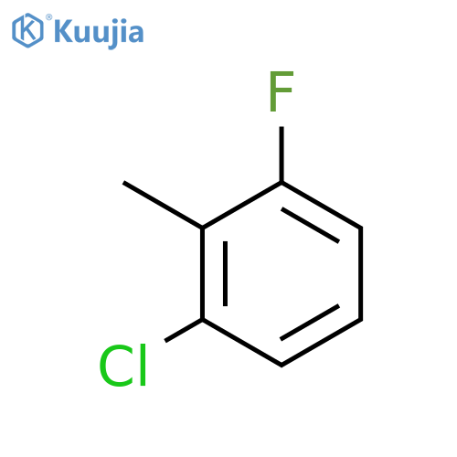 1-Chloro-3-fluoro-2-methylbenzene structure