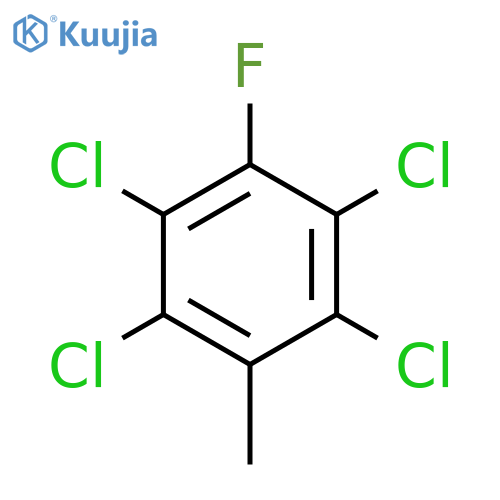 Benzene, 1,2,4,5-tetrachloro-3-fluoro-6-methyl- structure