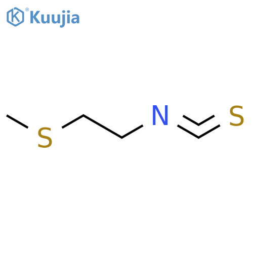 1-isothiocyanato-2-(methylsulfanyl)ethane structure
