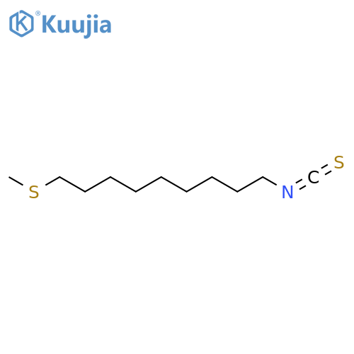 1-Isothiocyanato-9-methylsulfanylnonane structure