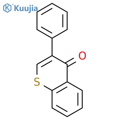 4H-1-Benzothiopyran-4-one,3-phenyl- structure