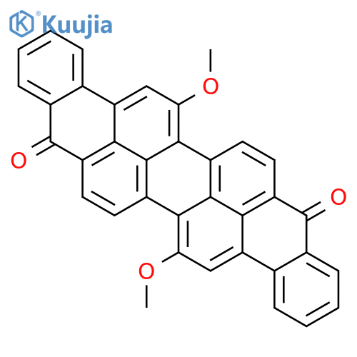 Benzo[rst]phenanthro[10,1,2-cde]pentaphene-9,18-dione,6,15-dimethoxy- structure