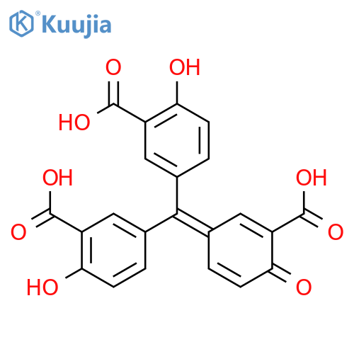 Aurintricarboxylic acid structure