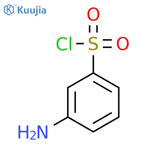 3-aminobenzene-1-sulfonyl chloride structure