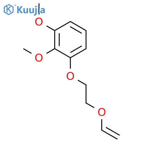 Benzene, 1-[2-(ethenyloxy)ethoxy]-2,3-dimethoxy- structure