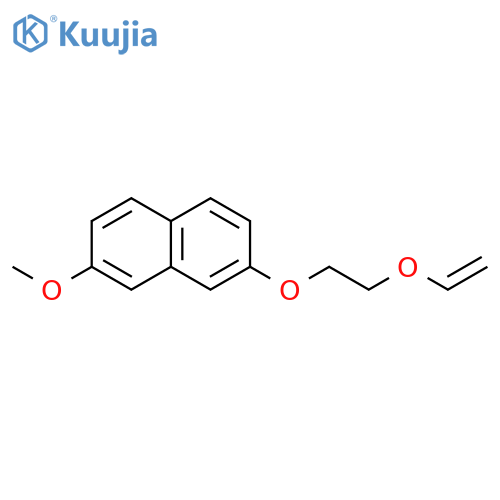 Naphthalene, 2-[2-(ethenyloxy)ethoxy]-7-methoxy- structure