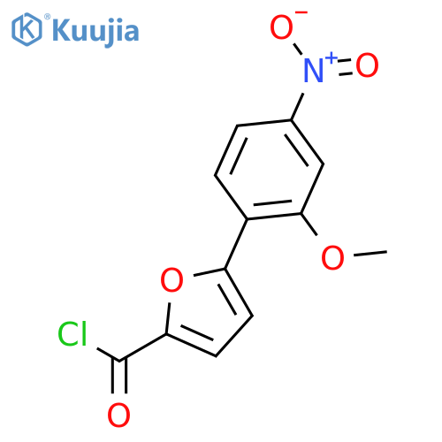 5-(2-Methoxy-4-nitro-phenyl)-furan-2-carbonyl chloride structure