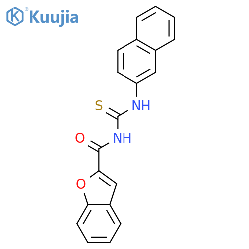 2-BENZOFURANCARBOXAMIDE, N-[(2-NAPHTHALENYLAMINO)THIOXOMETHYL]- structure