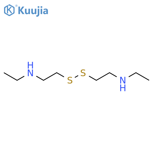ethyl(2-{2-(ethylamino)ethyldisulfanyl}ethyl)amine structure