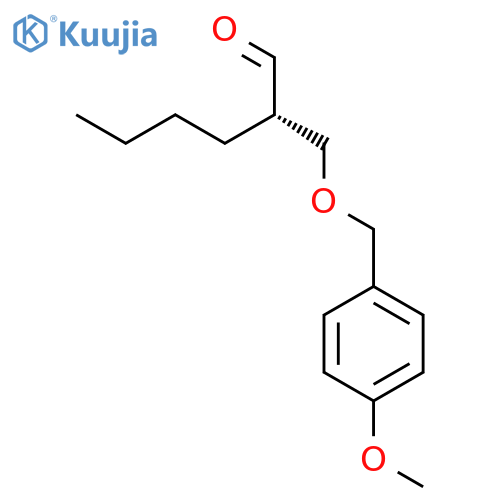 HEXANAL, 2-[[(4-METHOXYPHENYL)METHOXY]METHYL]-, (2S)- structure