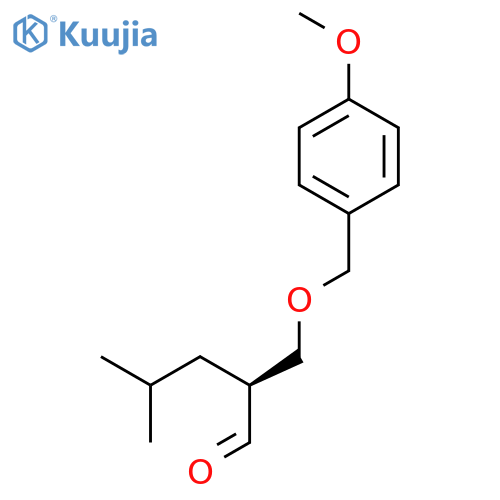 Pentanal, 2-[[(4-methoxyphenyl)methoxy]methyl]-4-methyl-, (2S)- structure