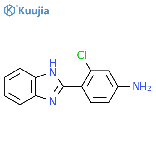 4-(1H-Benzimidazol-2-yl)-3-chloroaniline structure