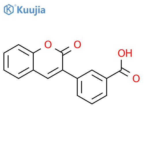 3-(2-Oxo-2H-chromen-3-yl)benzoic acid structure