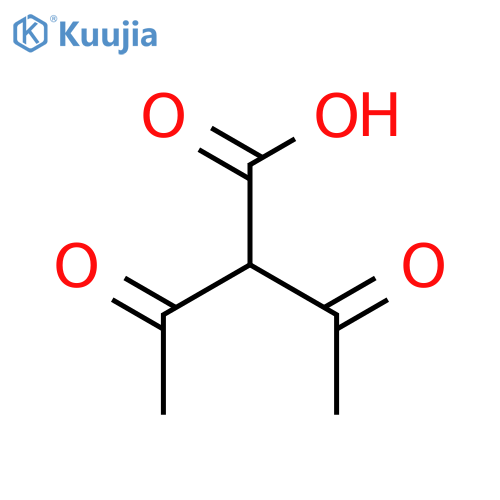 2-Acetyl-3-oxobutanoic acid structure