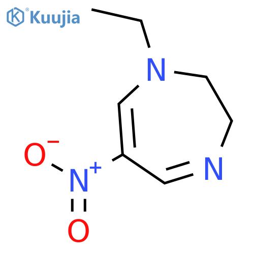 1H-1,4-Diazepine, 1-ethyl-2,3-dihydro-6-nitro- structure