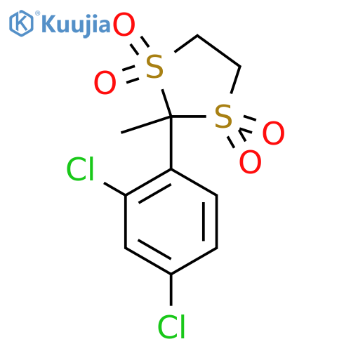 2-(2,4-Dichlorophenyl)-2-methyl-1,3-dithiolane 1,1,3,3-tetraoxide structure