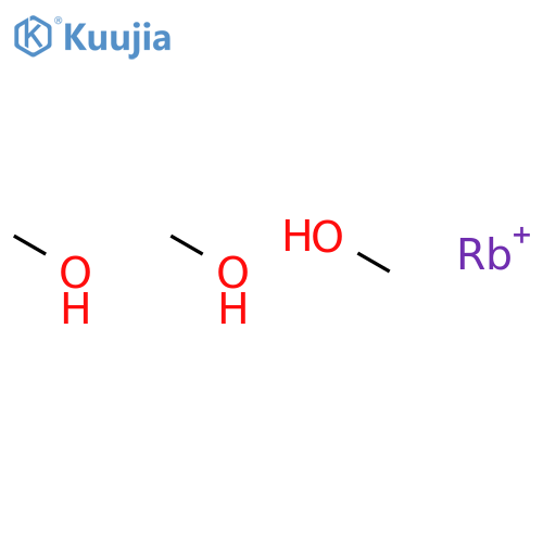 RUBIDIUM(1+), TRIS(METHANOL)- structure