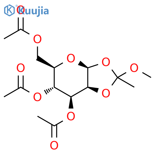 3,4,6-Tri-O-acetyl-b-D-mannopyranose 1,2-(Methyl Orthoacetate) structure