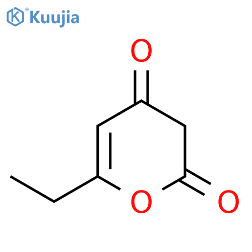 6-ethyl-3,4-dihydro-2H-pyran-2,4-dione structure
